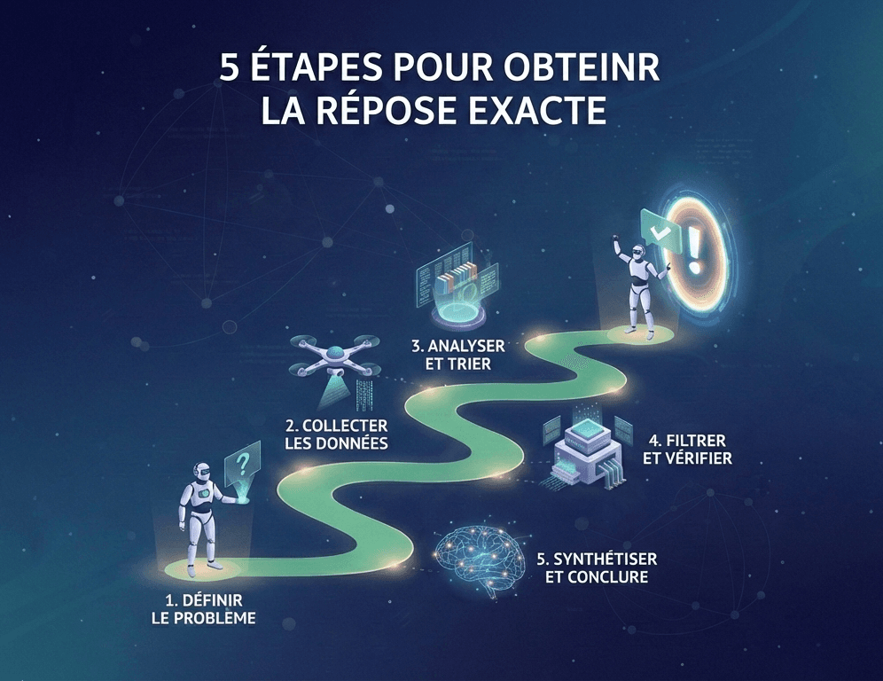 5 étapes pour obtenir la réponse exacte (du premier coup !)